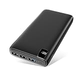 A ADDTOP Batería Externa 26800mAh, 22.5W Power Bank USB C PD Cargador Portátil...
