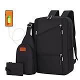 Dovlem 2m Mochila para Ordenador Portátil de 17 pulgadas con Puerto USB....