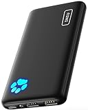 INIU Power Bank, Slimmest USB C Triple 3A de Alta Velocidad 10000mAh Bateria...