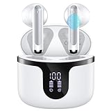 Auriculares Inalámbricos, Estéreo Hi-Fi 5.3 con 4 Micrófonos HD, Auriculares...
