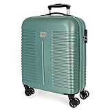 ROLL ROAD India, Maleta De Cabina Expandible Adultos Unisex, Turquesa, 40x55x20...