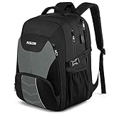 Mochila Hombre Grande 55L Mochila Portatil 18.4 Pulgadas Mochila Ordenador...
