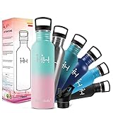 HoneyHolly Botella Acero Inoxidable, 750ml, Botella de Agua, Cantimplora de...