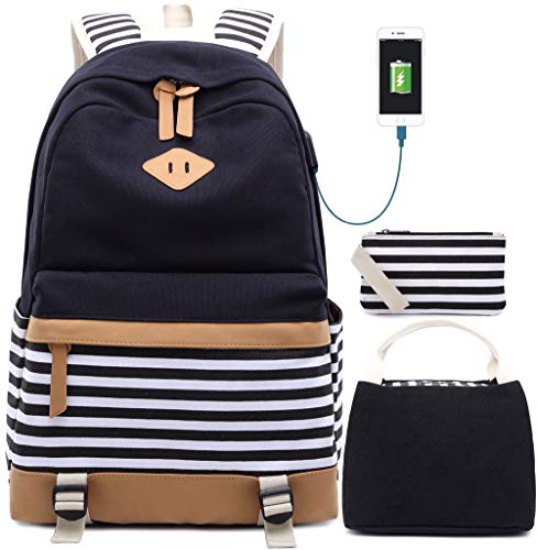 Mochila Mujer con Carga USB NETCHAIN «Pack de 3»