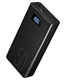50000 mAh Power Bank: 22,5 W Fast Charging External Battery with Large Capacity...