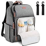 NEWHEY Mochilas de Pañales Bebé Bolsa de Pañales Mamá Multifuncional Gran...