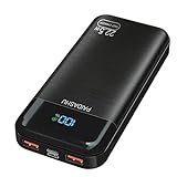 Batería Externa 27.000mAh, 22.5W Power Bank PD3.0 QC4.0 USB C PD Cargador...
