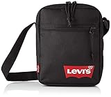 Levi's Mini Crossbody Solid (Red Batwing), Hombre, Talla Única, Negro (Regular...