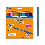 BIC Kids Lápices de Colores para Niños, Óptimo para material...