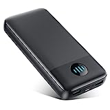 Batería Externa 33800mAh Ultra Alta Capacidad Power Bank, PD 3.0 USB C In & out...