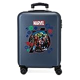 Marvel Los Vengadores On the Warpath Maleta de cabina Azul 38x55x20 cms Rígida...