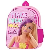 TDL Barbie Mochila rosa mochila escolar para niños viajes lindos accesorios...
