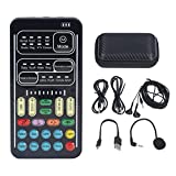 Conjunto De Cambiador De Voz Cambiador De Voz Portátil, Mini Tarjeta De Sonido,...