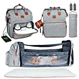 Bolso para Carrito de Bebé Mochila de Pañales con Cuna Extensible QUINO&CO....