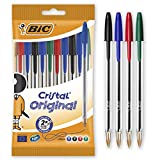 BIC Cristal, Bolsa de boligrafos, Óptimo para Uso de Oficina, Casa y Escolar,...