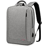 HYZUO Mochila Ordenador Portátil 15,6 Pulgadas con Puerto de Carga USB...