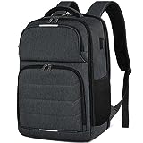 NEWHEY Mochila Hombre Mochila Ordenador Portatil 17 Pulgadas con Puerto USB...
