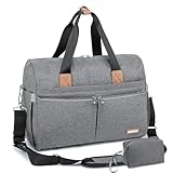 RUVALINO Bolso cambiador de gran tamaño estilo Bolso con bandolera para bebé...