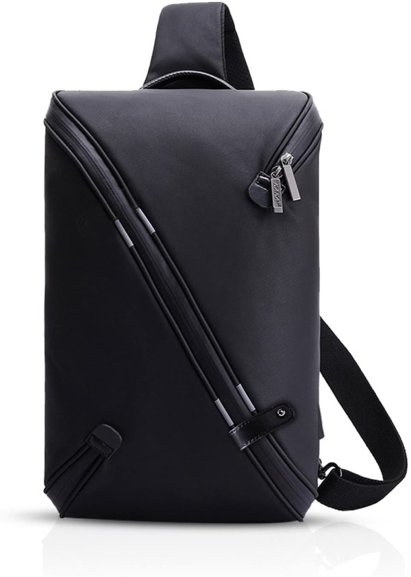 Bolso Cruzado con USB para Hombre Bandolera Antirrobo FANDARE