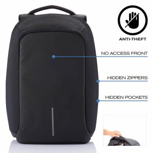 Mochila Antirrobo con USB para Portátil XD DESIGN BOBBY 1 - Negro