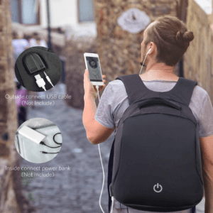 Mochila HOMIEE Antirrobo can Carga USB Unisex Imperme (10)