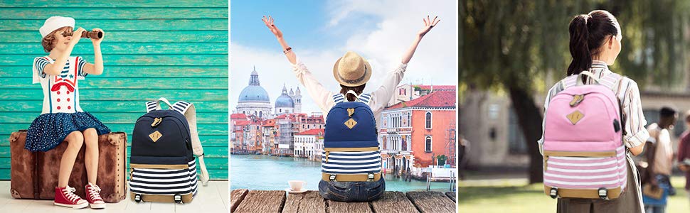 Mochilas Escolares Baratas con USB | Mochilas Escolares de Lona, Puerto USB y Puerto de Auriculares