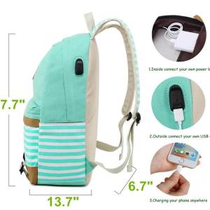 Mochila NETCHAIN Mujer ▷ para el Verano con 【Carga USB⚡】 1