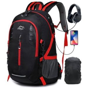 Mochila de Senderismo con Carga USB Impermeable 1