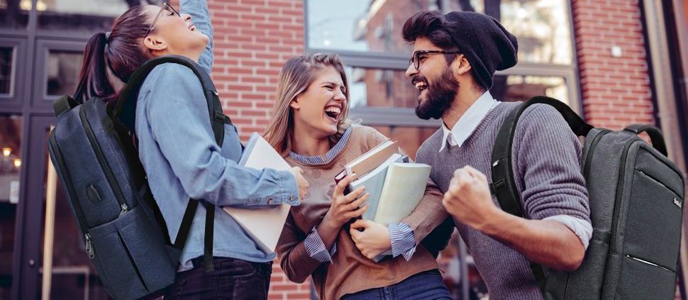 Mochila Escolar ≫ con Puerto USB ⚡