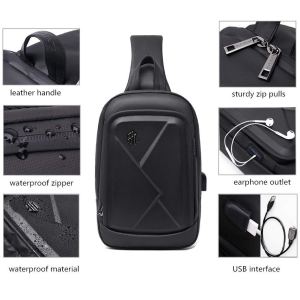 bolso de hombro color negro