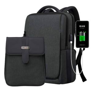 Mochila Antirrobo con USB Impermeable y Desmontable BESCHOI
