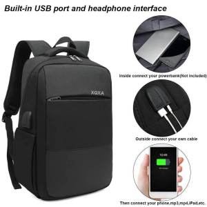 Mochila con Puerto USB y Conector para Auriculares XQXA 2