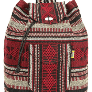 Mochila grande estilo Hippie (Marrón)