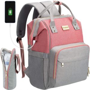 Mochila para Pañales y Biberones con Puerto y Cable USB COSYLAND (8)