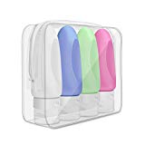 Opret Botella de Viaje 4 Pack TSA aprobó la Botella de Viaje de Silicona a...