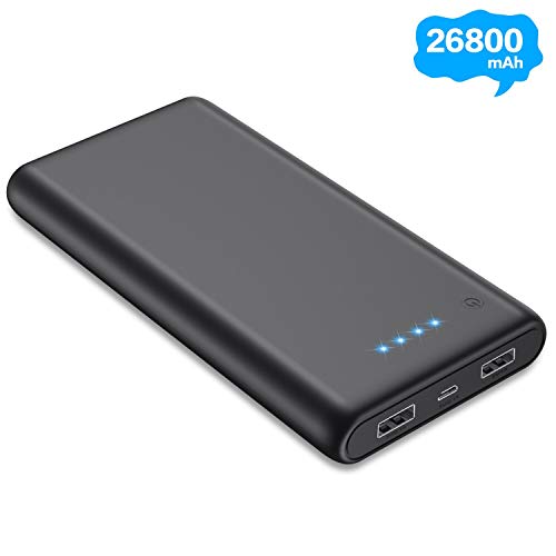 Trswyop Batería Externa 26800mAh, Power Bank [4 Indicadores de Energía LED] Ultra Alta Capacidad Cargador Portátil...
