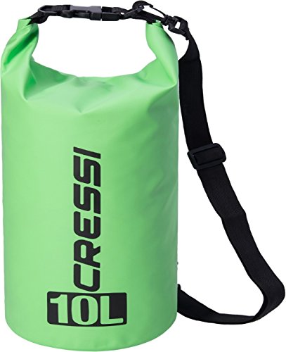 Cressi Dry Bag Mochila Impermeable para Actividades Deportivas, Unisex Adulto, Verde, 10 L