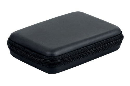 Zehui - Funda rígida con cremallera para disco duro portátil (2,5'), color negro
