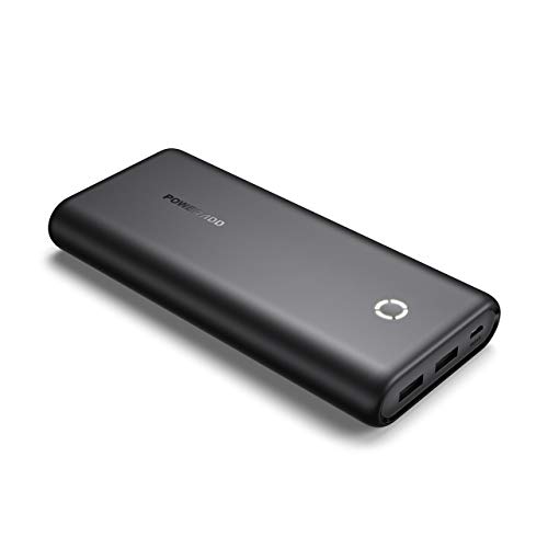POWERADD EnergyCell Batería Externa Power Bank 20000mAh Cargador Móvil Portátil con 2 Salida USB para iPhone 11, iPad, AirPods, Samsung, Huawei, Xiaomi Redmi Note 7 y más-Negro
