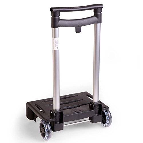 Busquets - Carro Portamochilas Plegable, color Negro