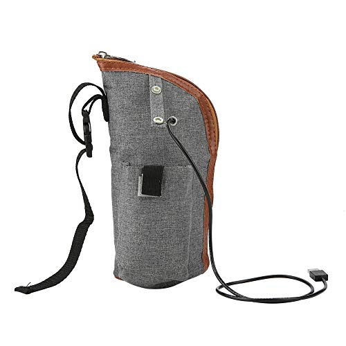 USB Calentador De Biberones Calentador De Leche Portátil Calentador De Leche De Alimentación Infantil Bolsa De Viaje Cubierta De Aislamiento Termostato Calentador De Alimentos