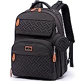 BabbleRoo Mochilas Para Pañales para Bebé, Bolso Cambiador Unisex Con Soporte...
