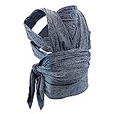 Boppy ComfyFit Mochila portabebé para un porteo natural, color gris
