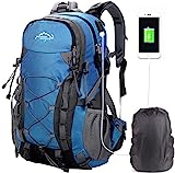 SOMBLG Mochila de senderismo Montañismo Bolsa de trekking 40L Duradero...